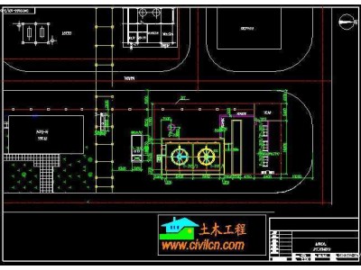某沥青厂循环水场施工图