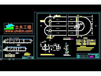 万吨carrousel氧化沟工艺设计图